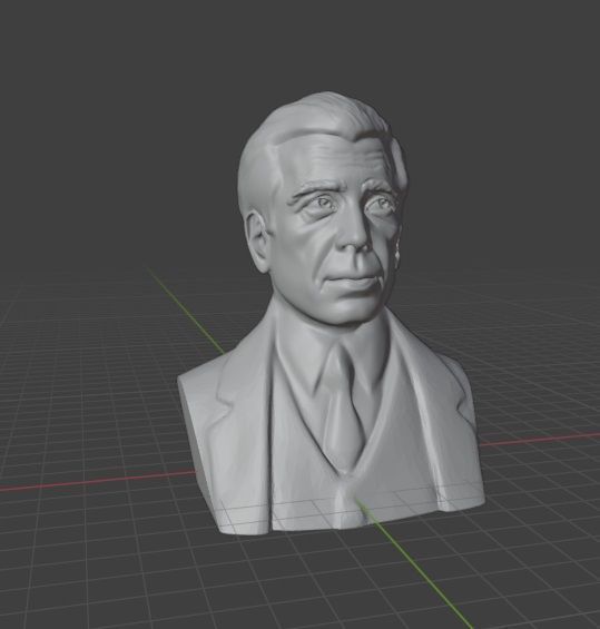 Humphrey Bogart 3D print model_12