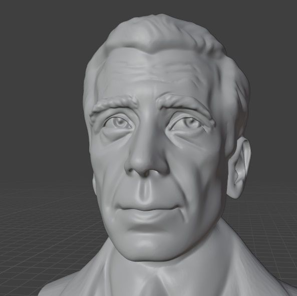 Humphrey Bogart 3D print model_1