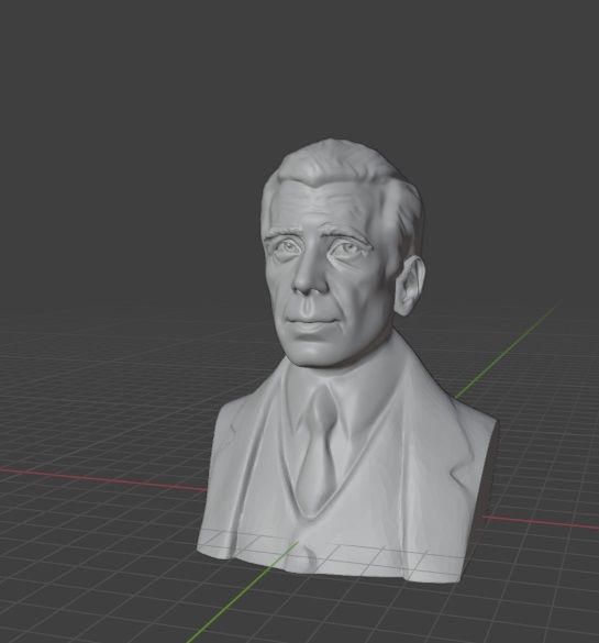 Humphrey Bogart 3D print model_10
