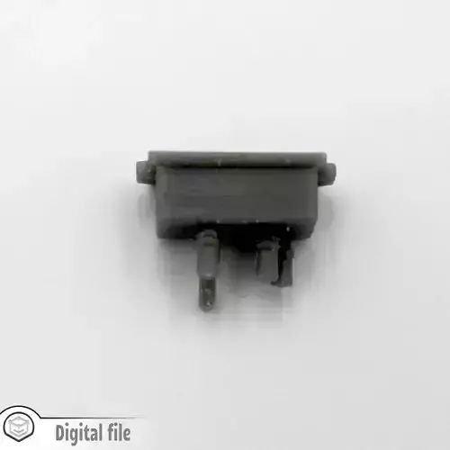 HO Scale Rail switch box-electric train model  3D print model
