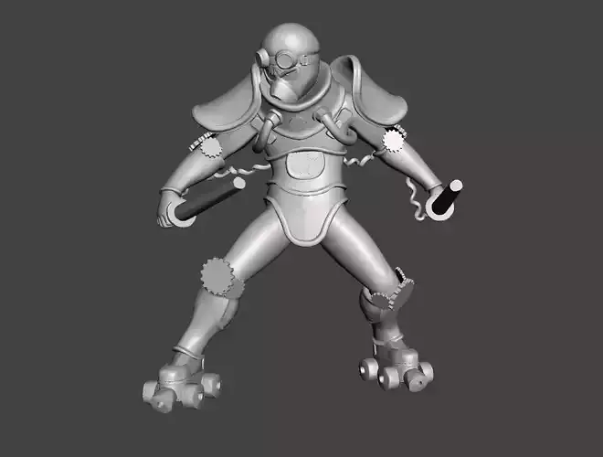 Lightning Genji 3D Model