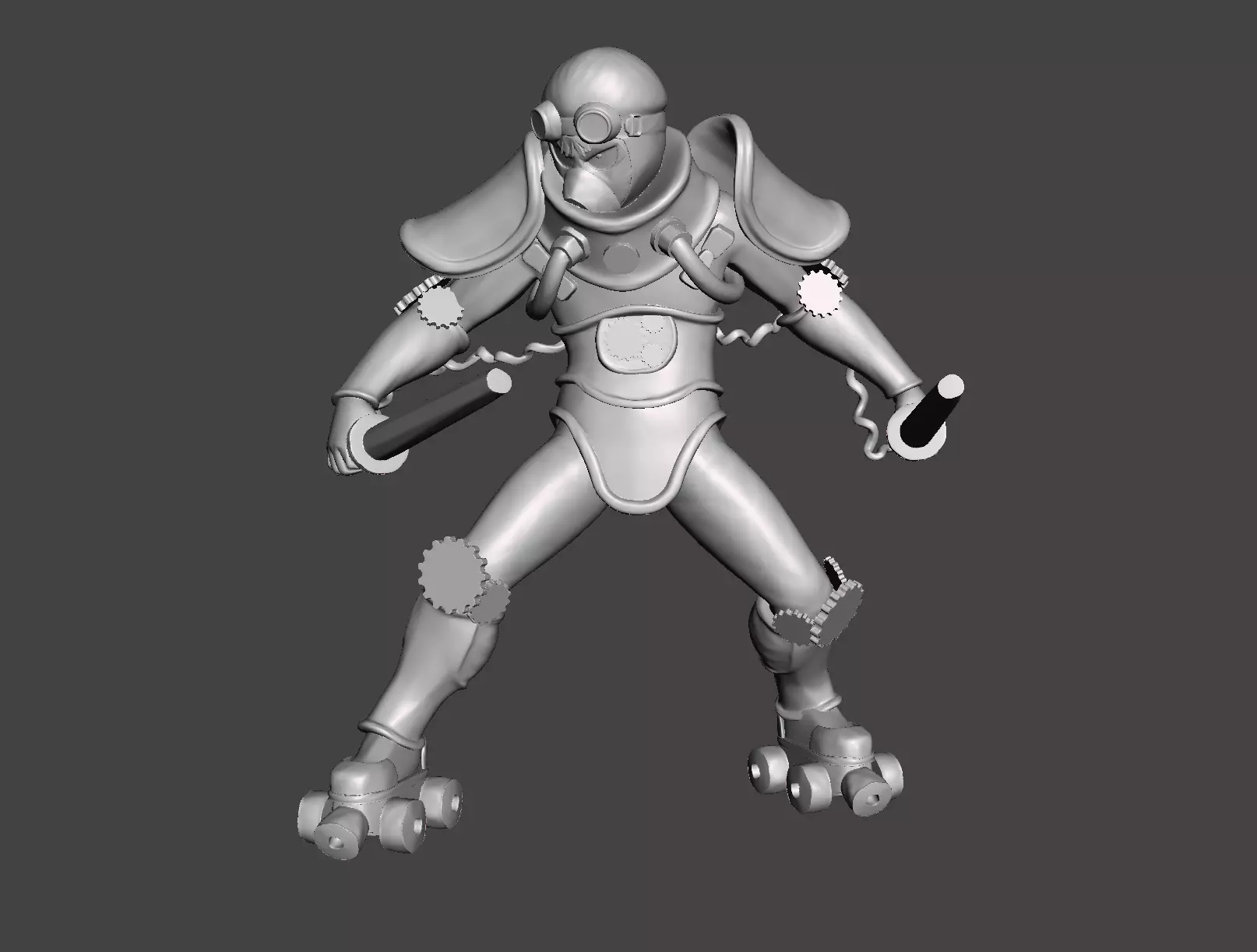 Lightning Genji 3D Model 3D print model_0