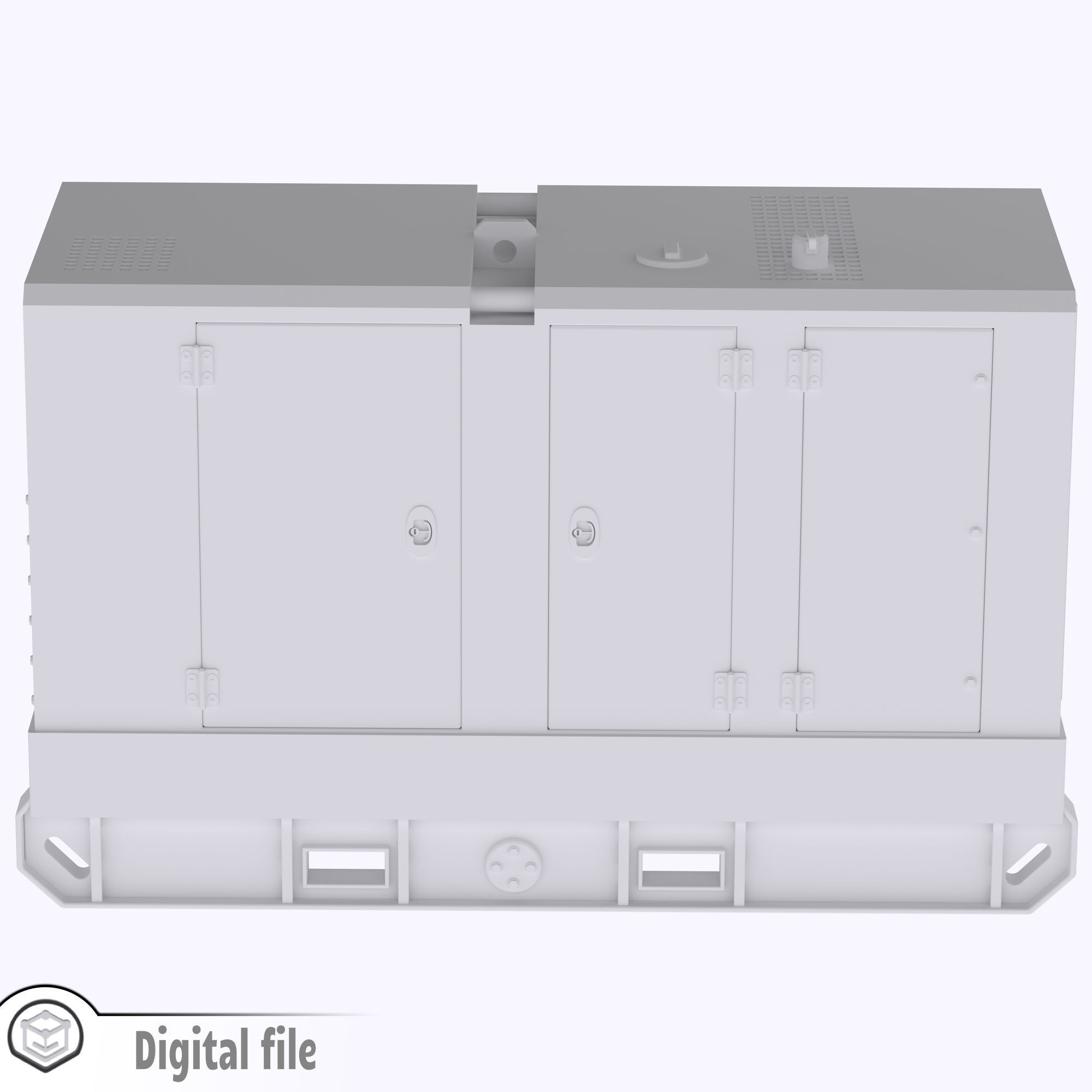 HO Scale Large diesel generator Atlas Copco inspired model 3D print model_5