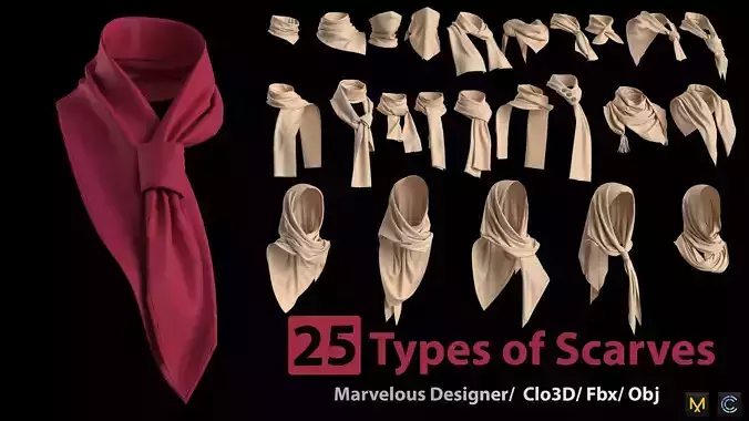 25 Types of Scarves
