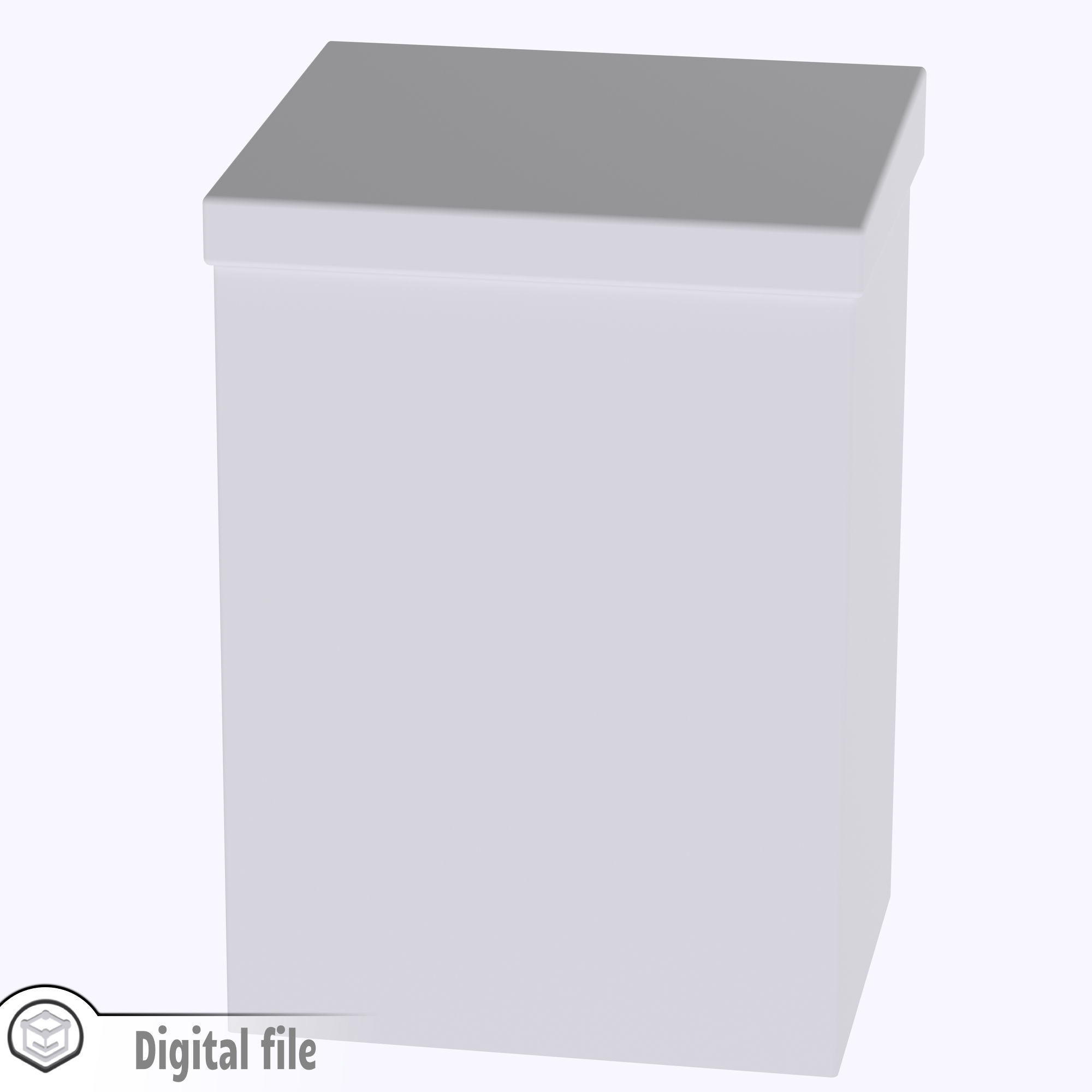 HO Traffic cabinet security train model 3D print model_6