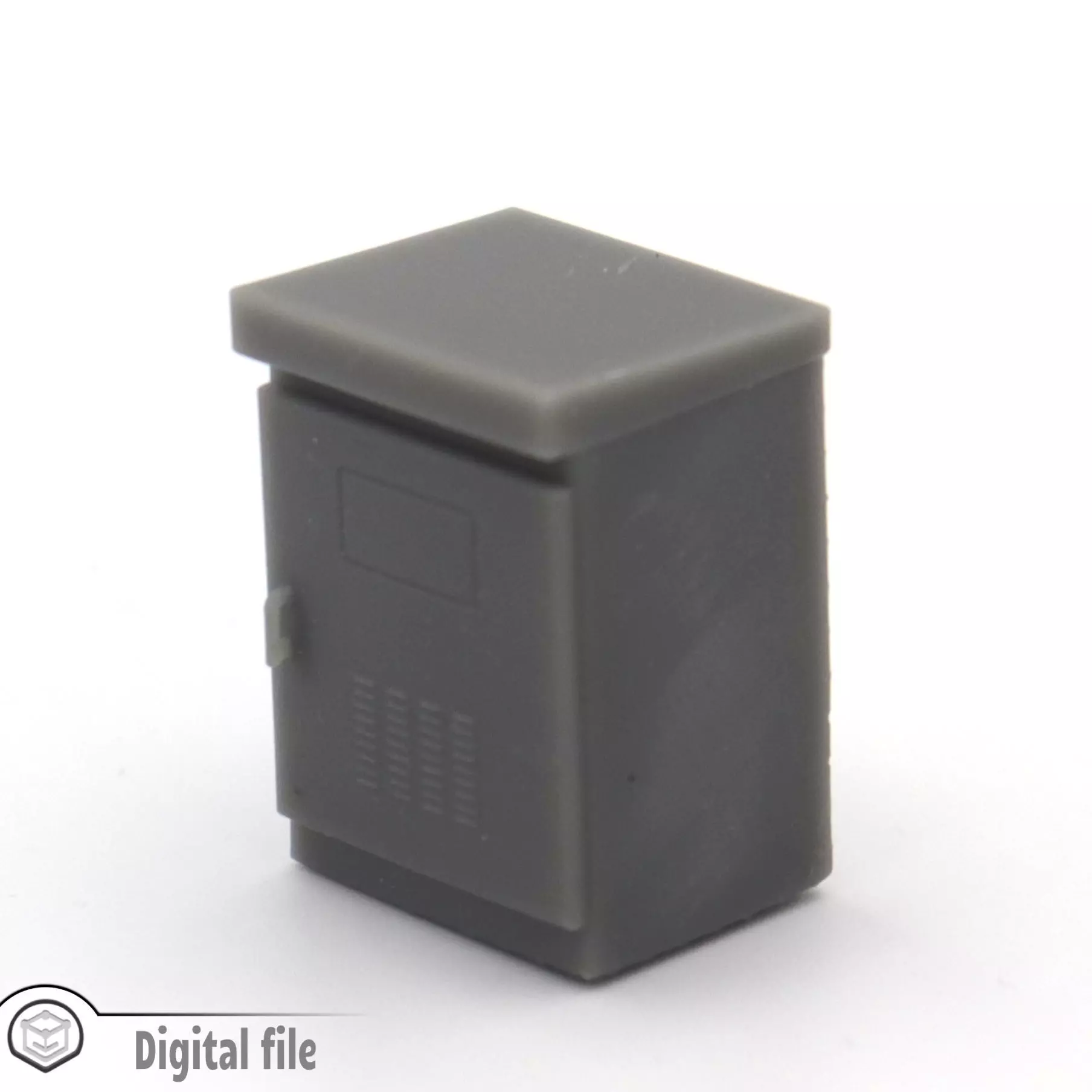 HO Traffic cabinet security train model 3D print model_0