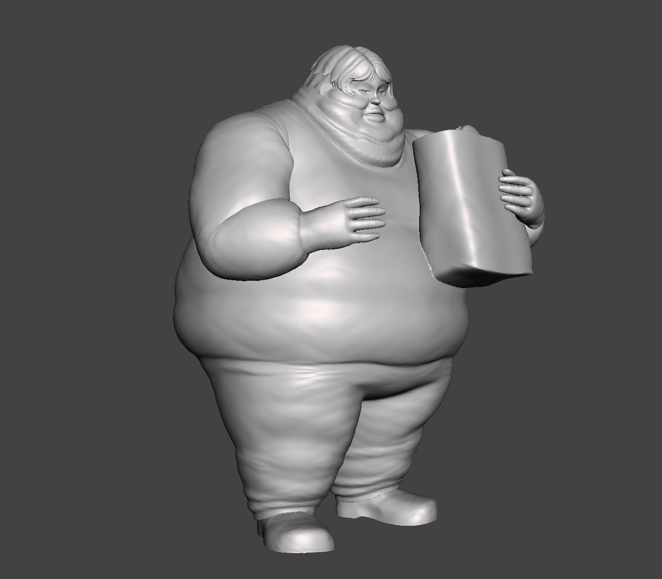 Pig God One punch man 3D Model 3D print model_1