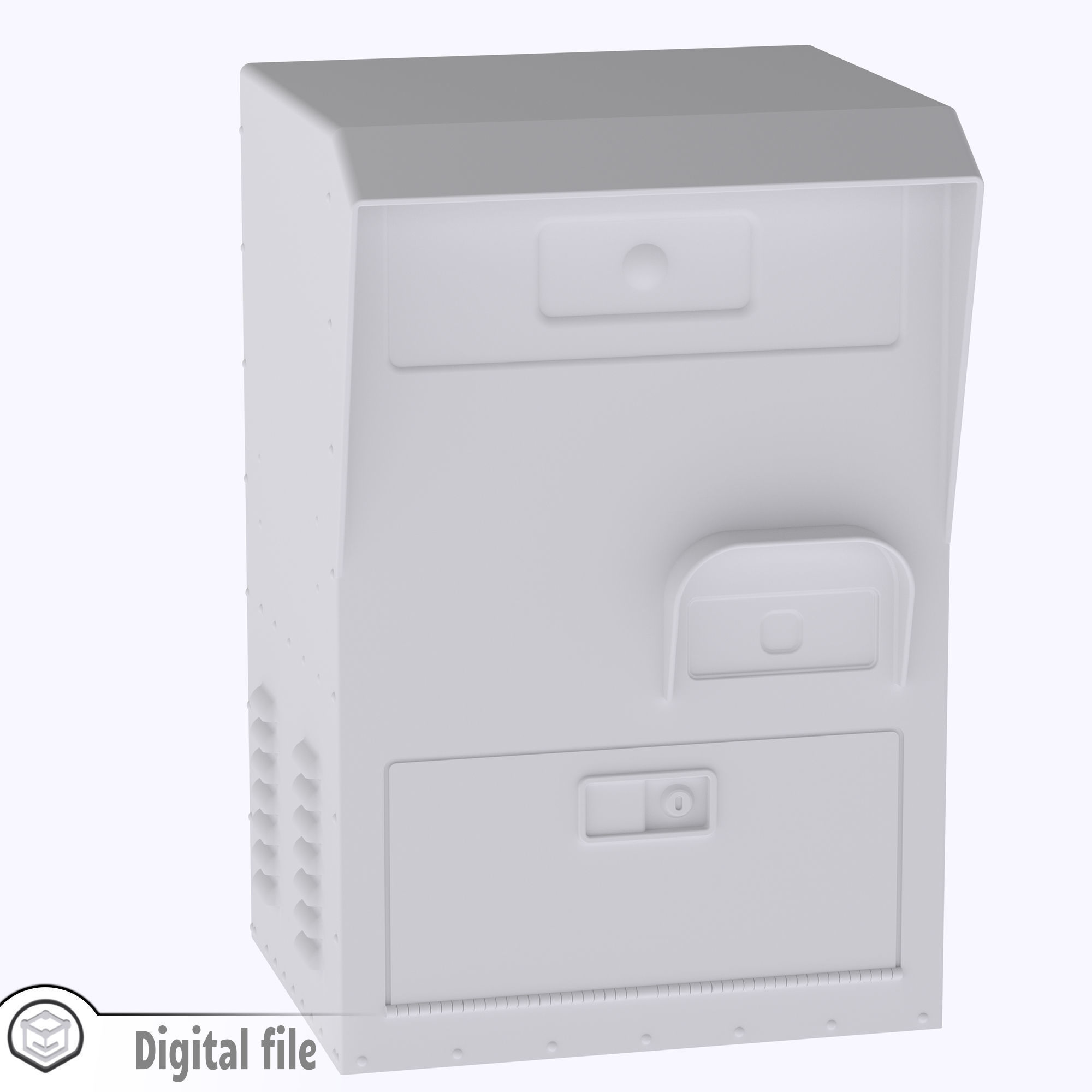 HO Radar check train model 3D print model_7