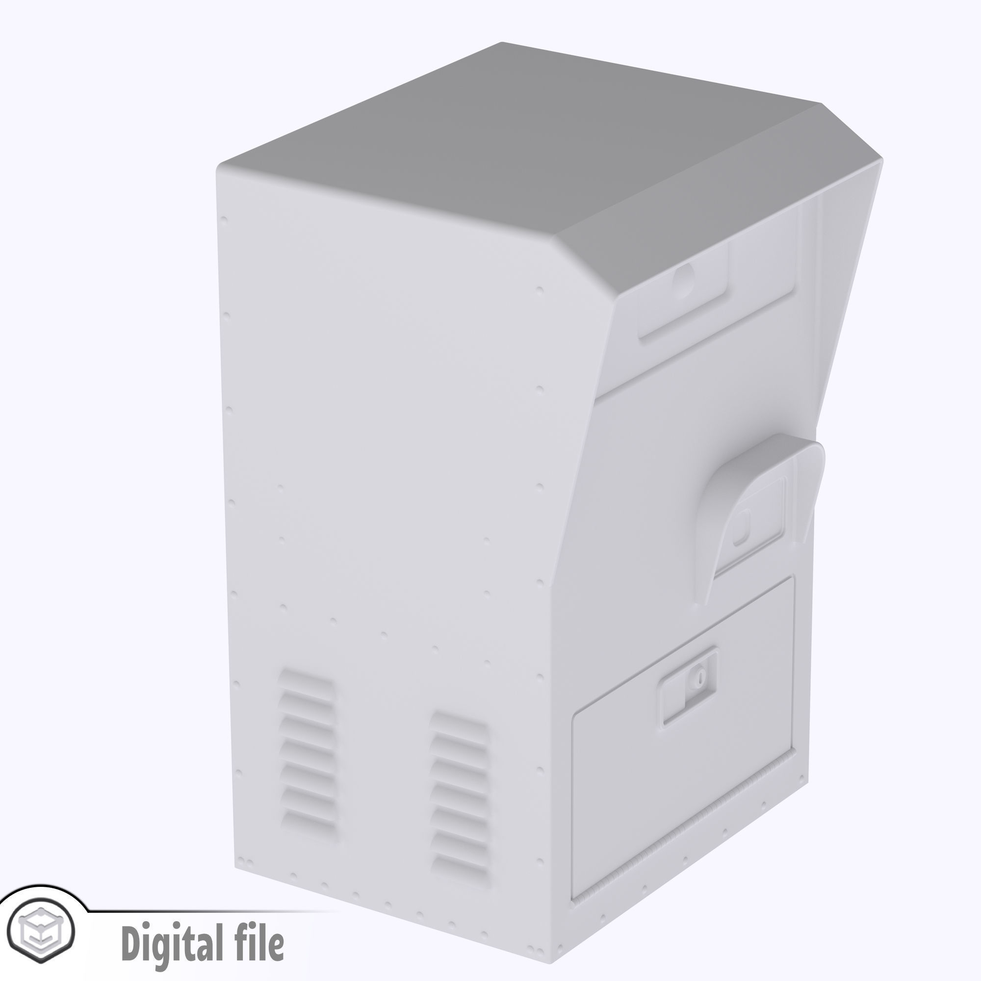 HO Radar check train model 3D print model_5