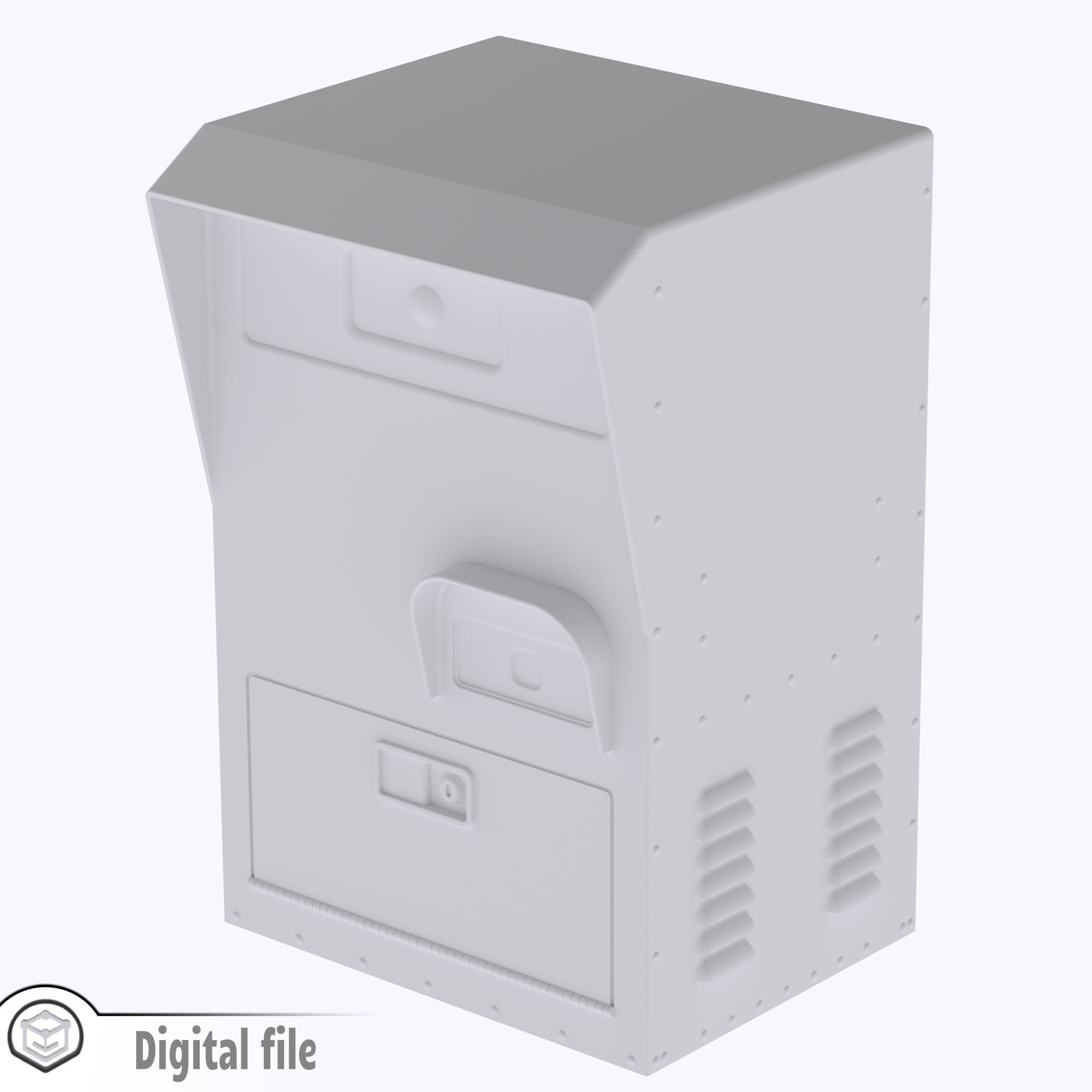 HO Radar check train model 3D print model_6