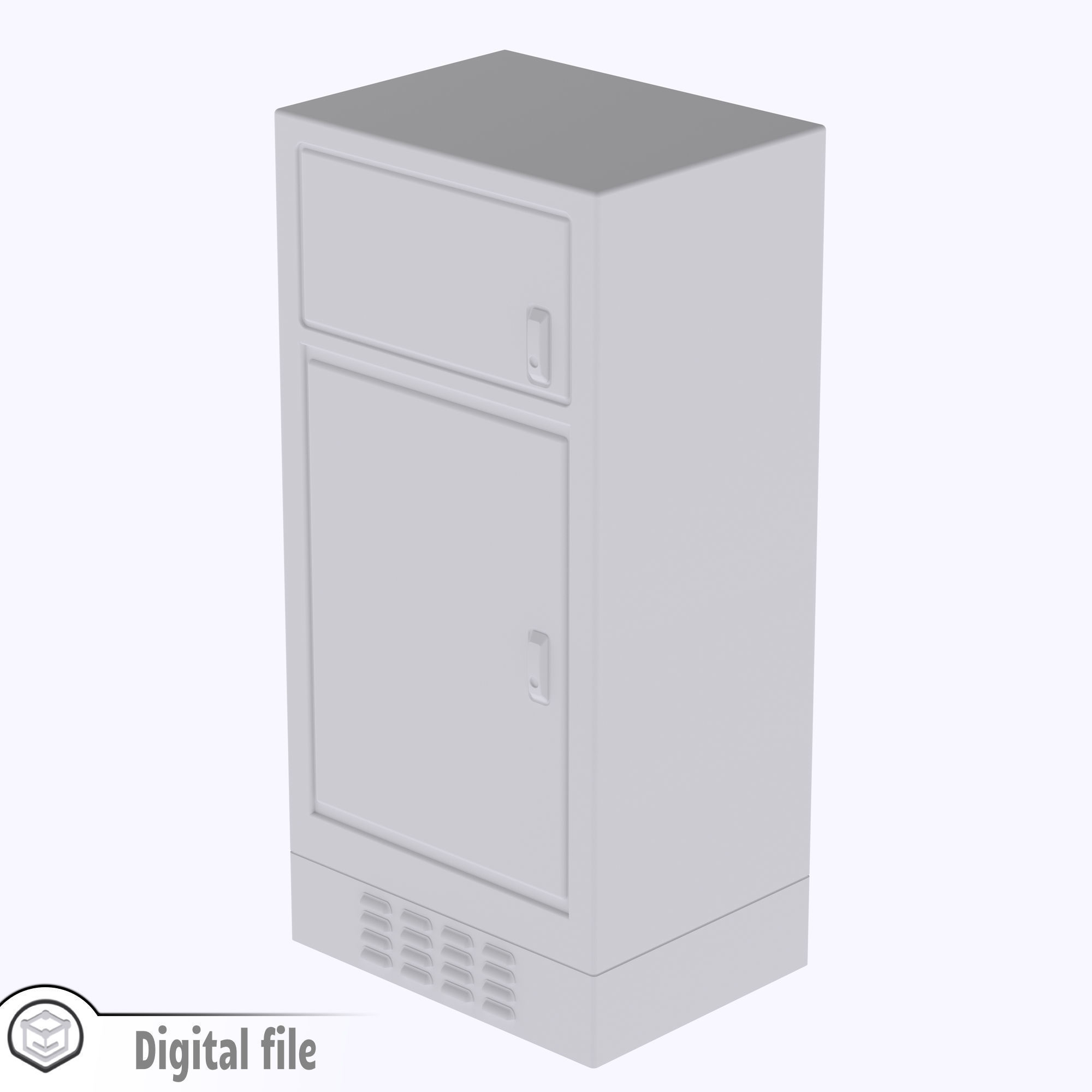 HO Traffic cabinet security 2 3D print model_1