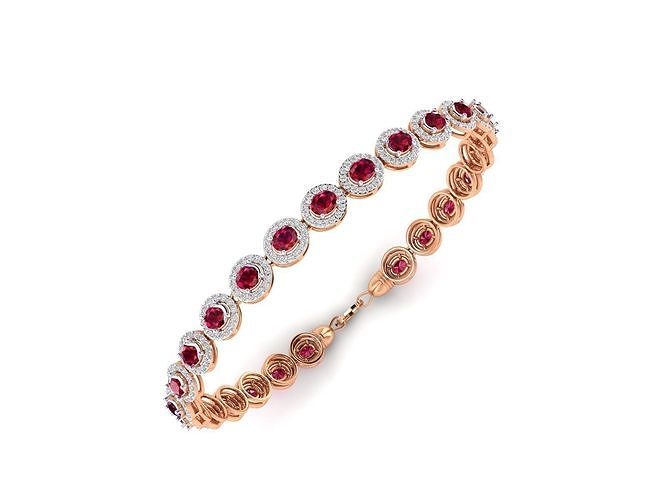 Diamond bracelet 3D print model