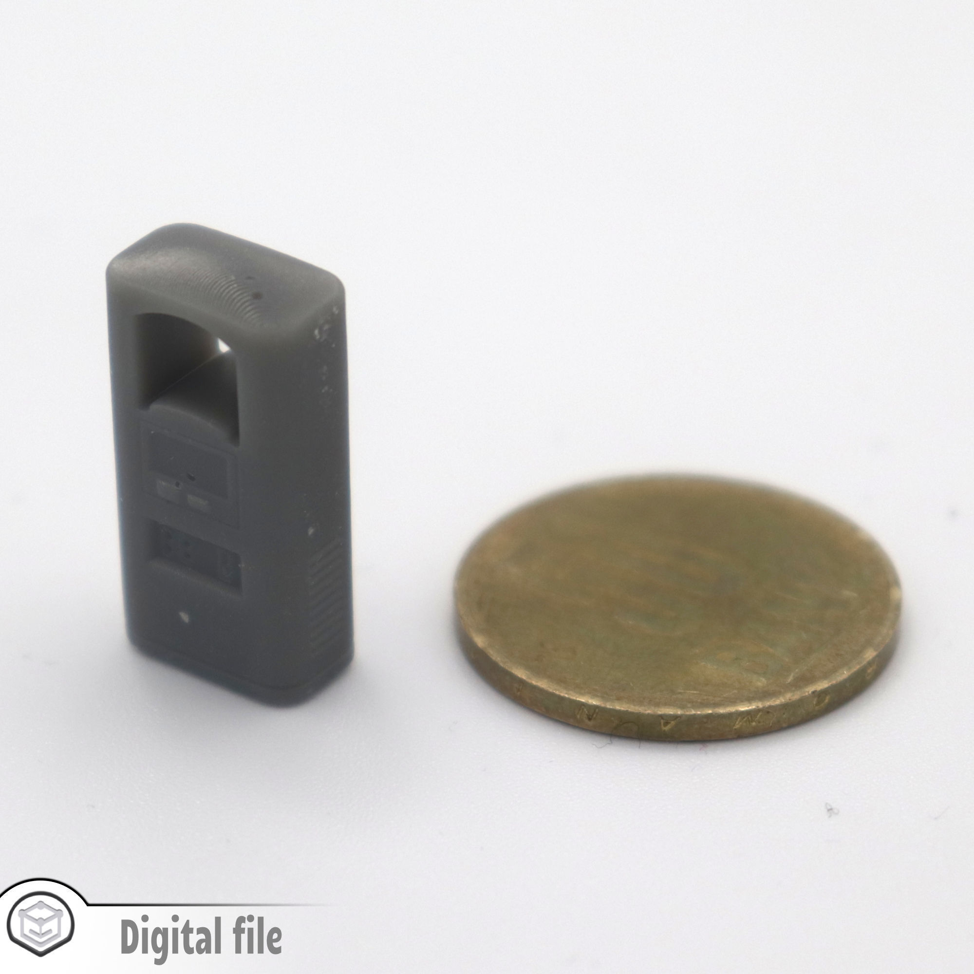 HO Charging station train model 3D print model_2