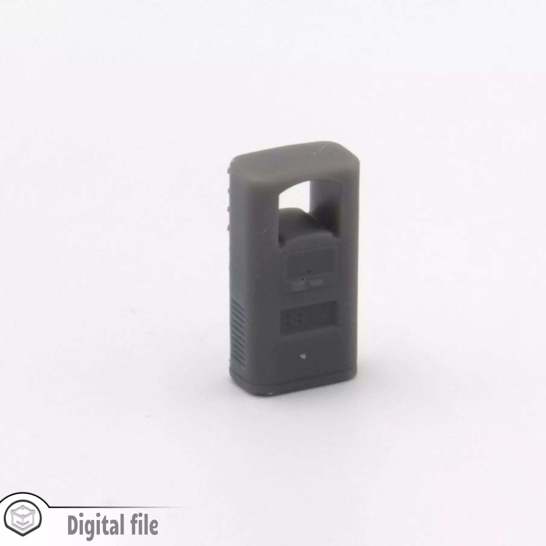 HO Charging station train model 3D print model_0