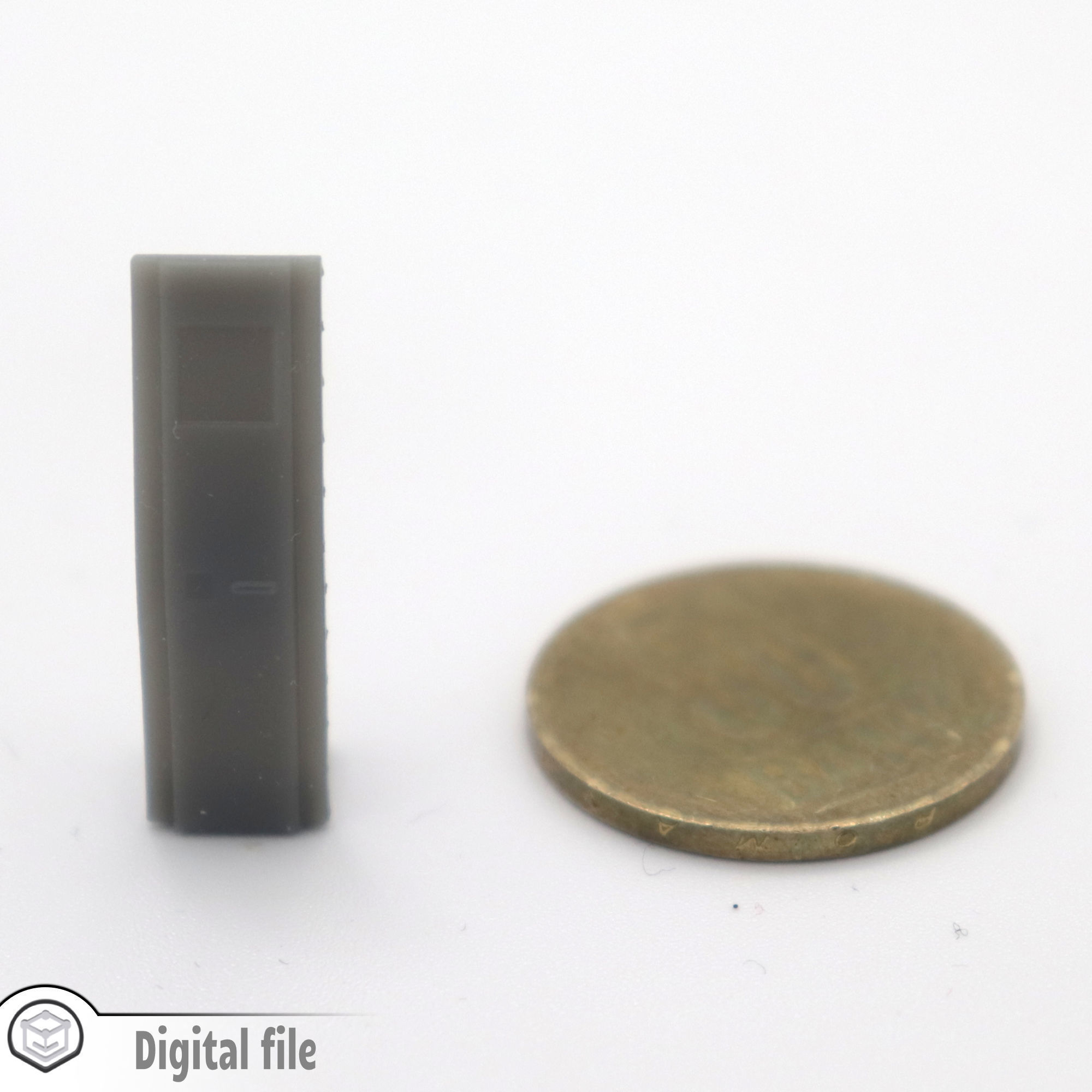 HO Ticket machine train model 3D print model_1