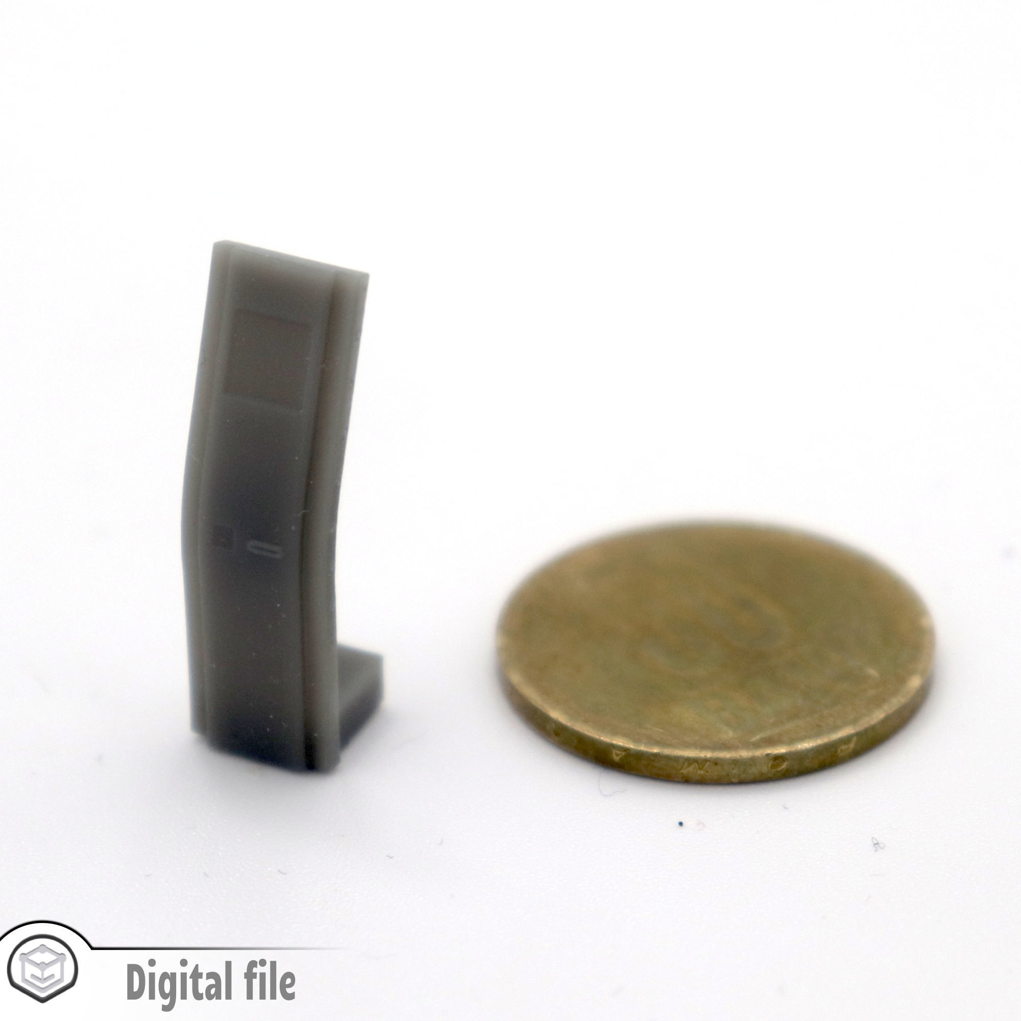 HO Ticket machine train model 3D print model_3