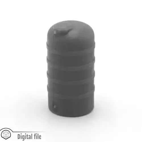 HO Water tank storage train model 3D print model