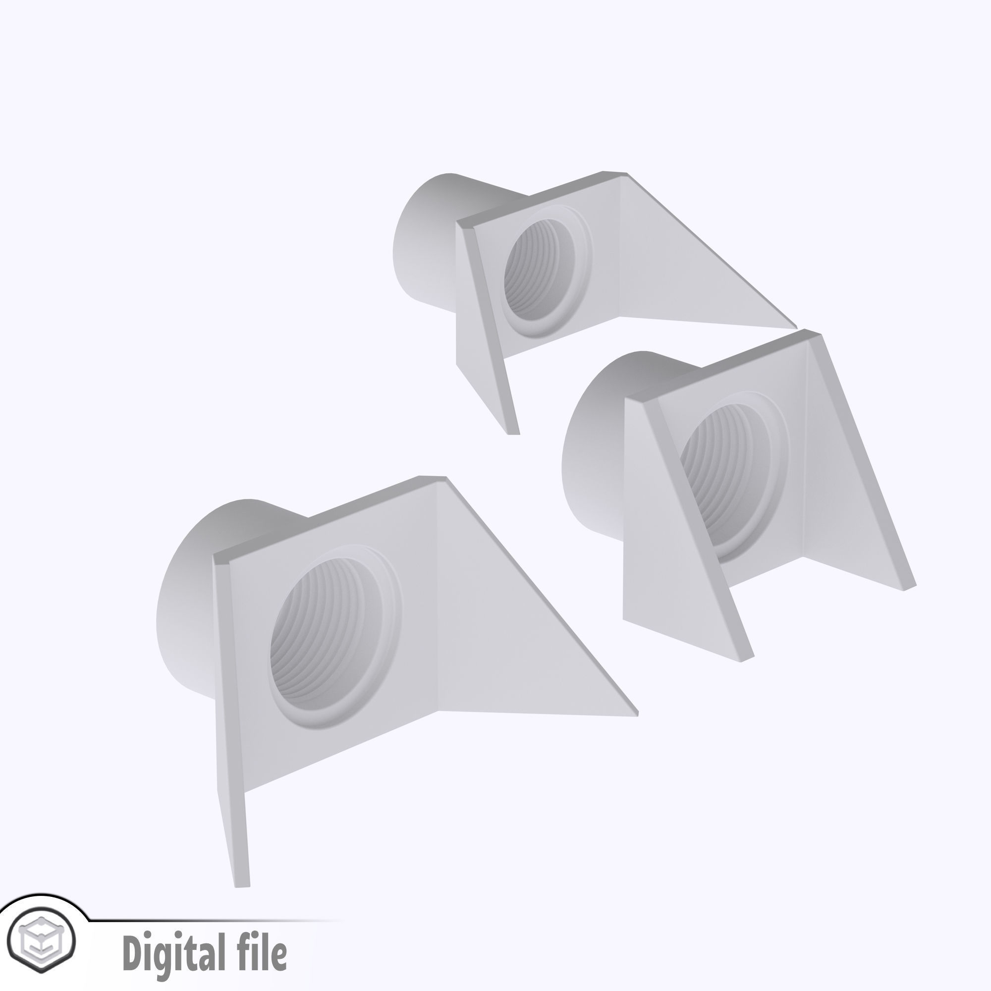 HO Set of 3 culvert pipe train model  3D print model_4