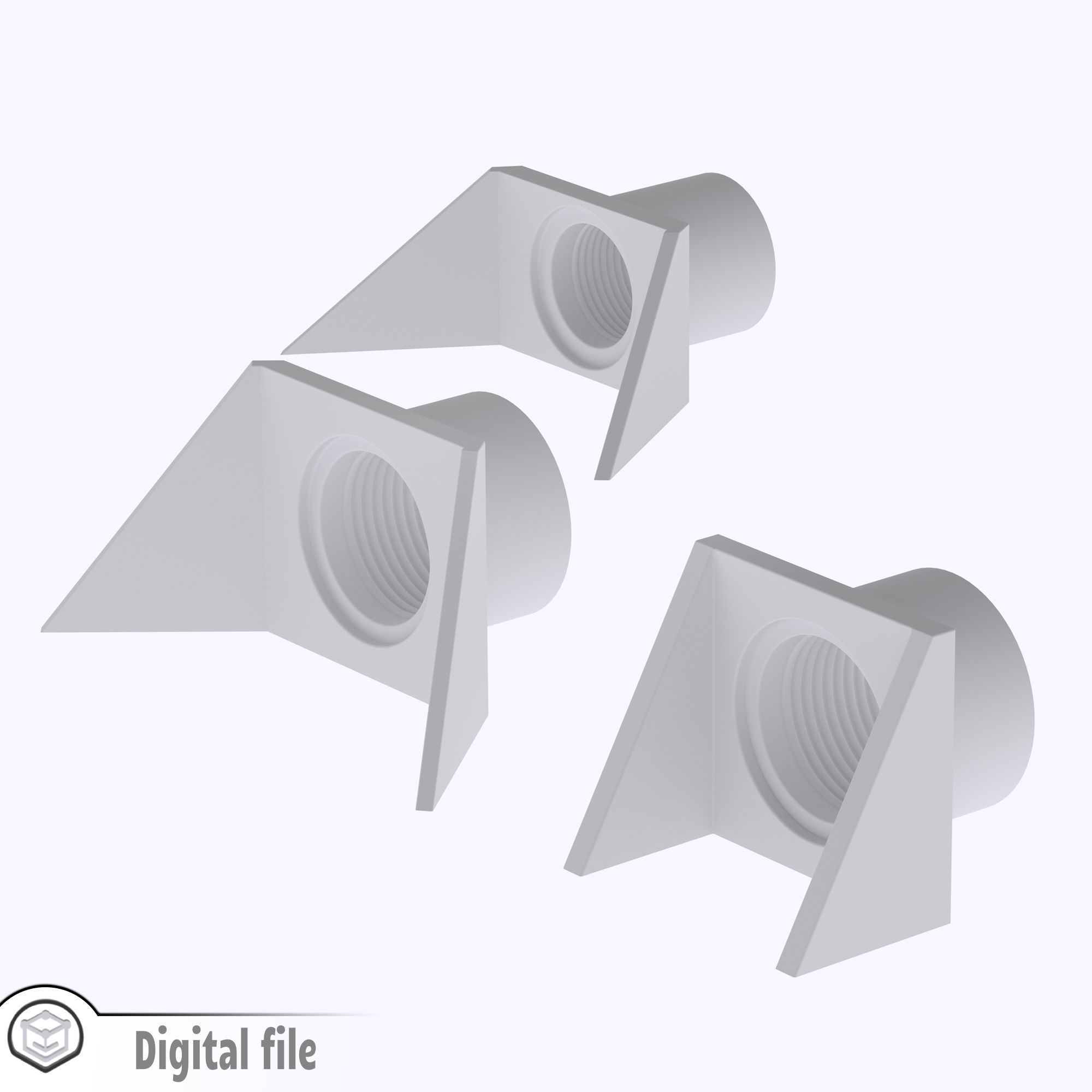 HO Set of 3 culvert pipe train model  3D print model_6