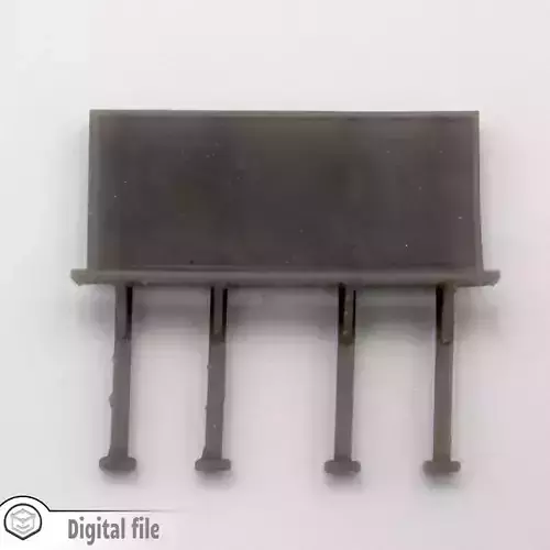 HO Metal billboard train model  3D print model