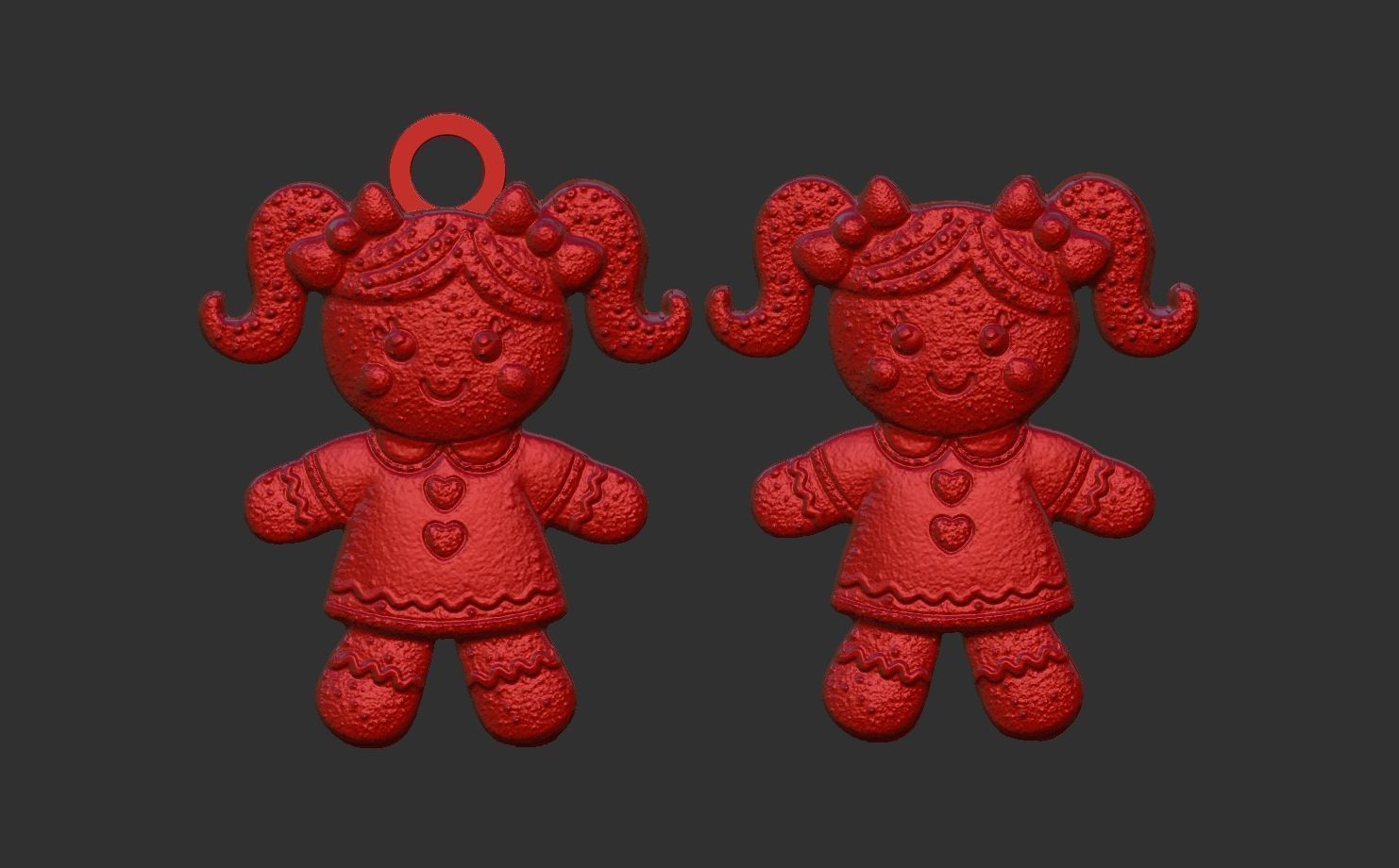 cute ginger doll decor 3D print model_10