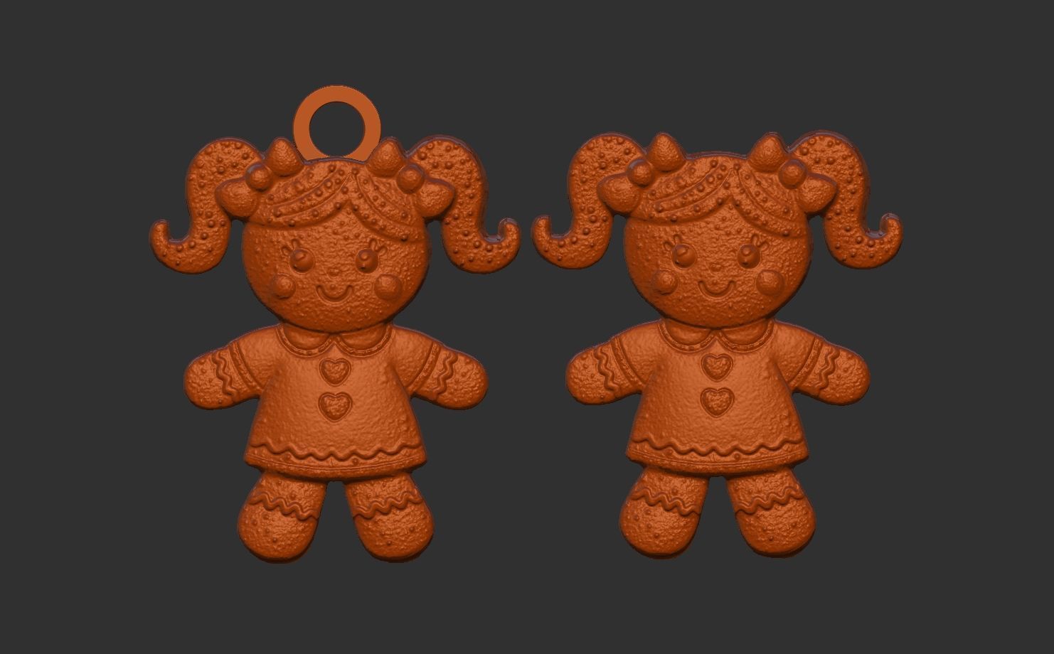 cute ginger doll decor 3D print model_11
