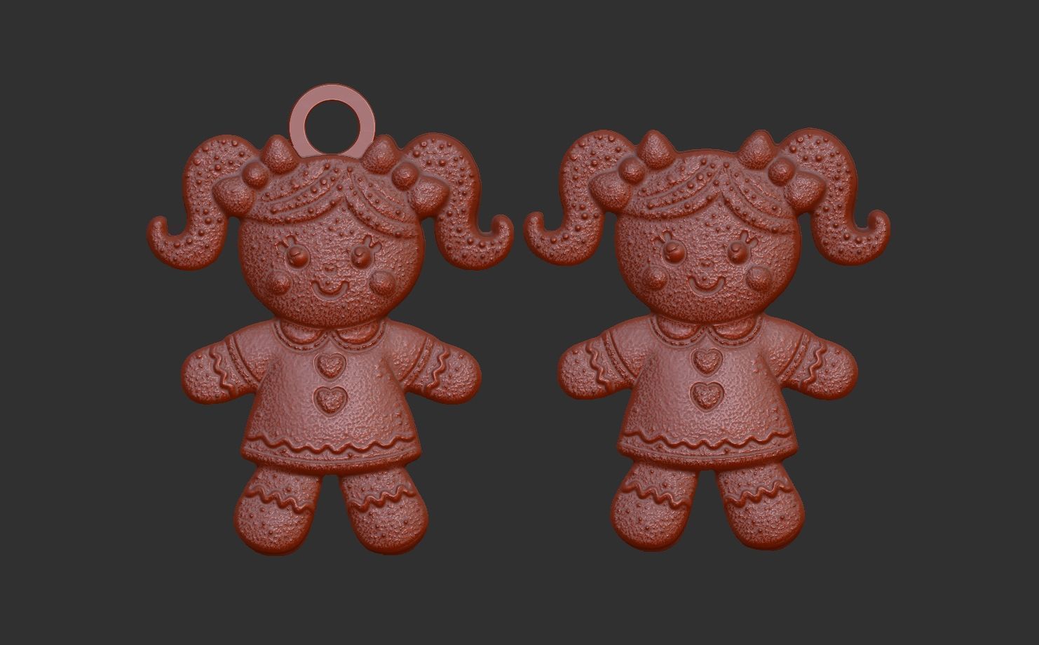 cute ginger doll decor 3D print model_12