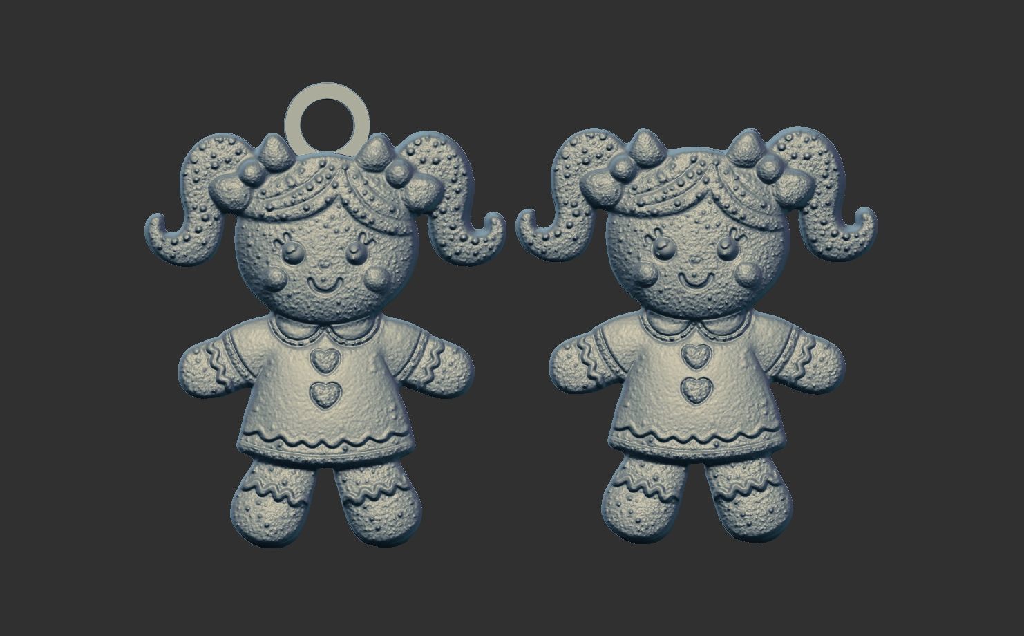 cute ginger doll decor 3D print model_7