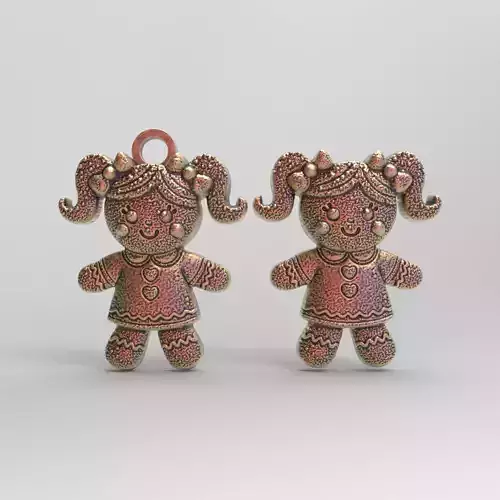 cute ginger doll decor 3D print model