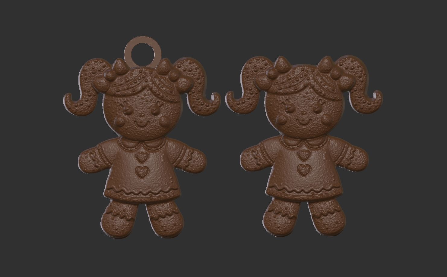 cute ginger doll decor 3D print model_5