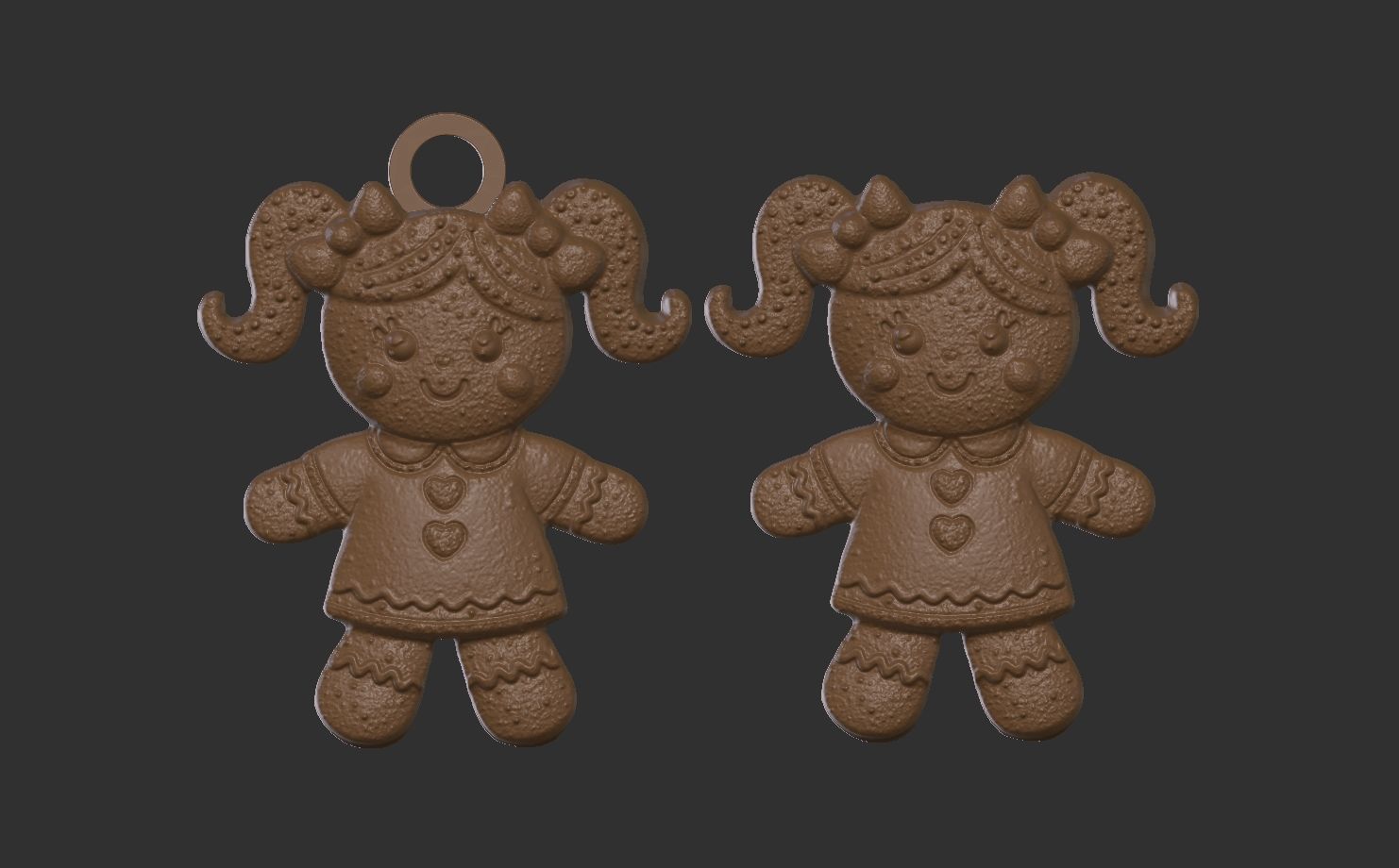 cute ginger doll decor 3D print model_9