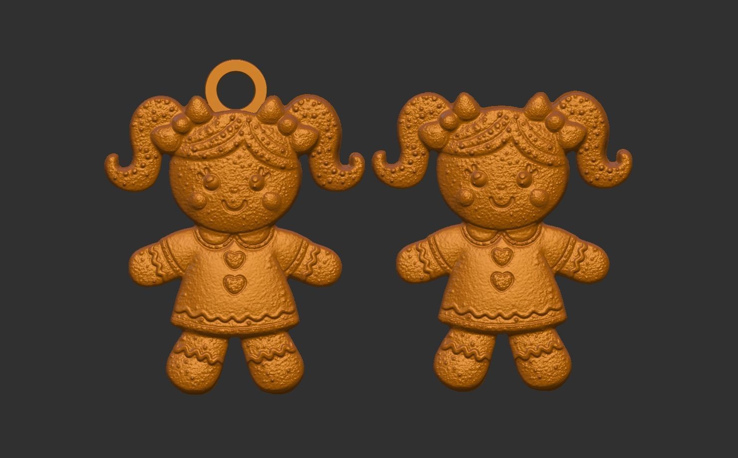 cute ginger doll decor 3D print model_8