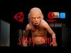 Scary child game character for Horror games Low-poly 3D model_1