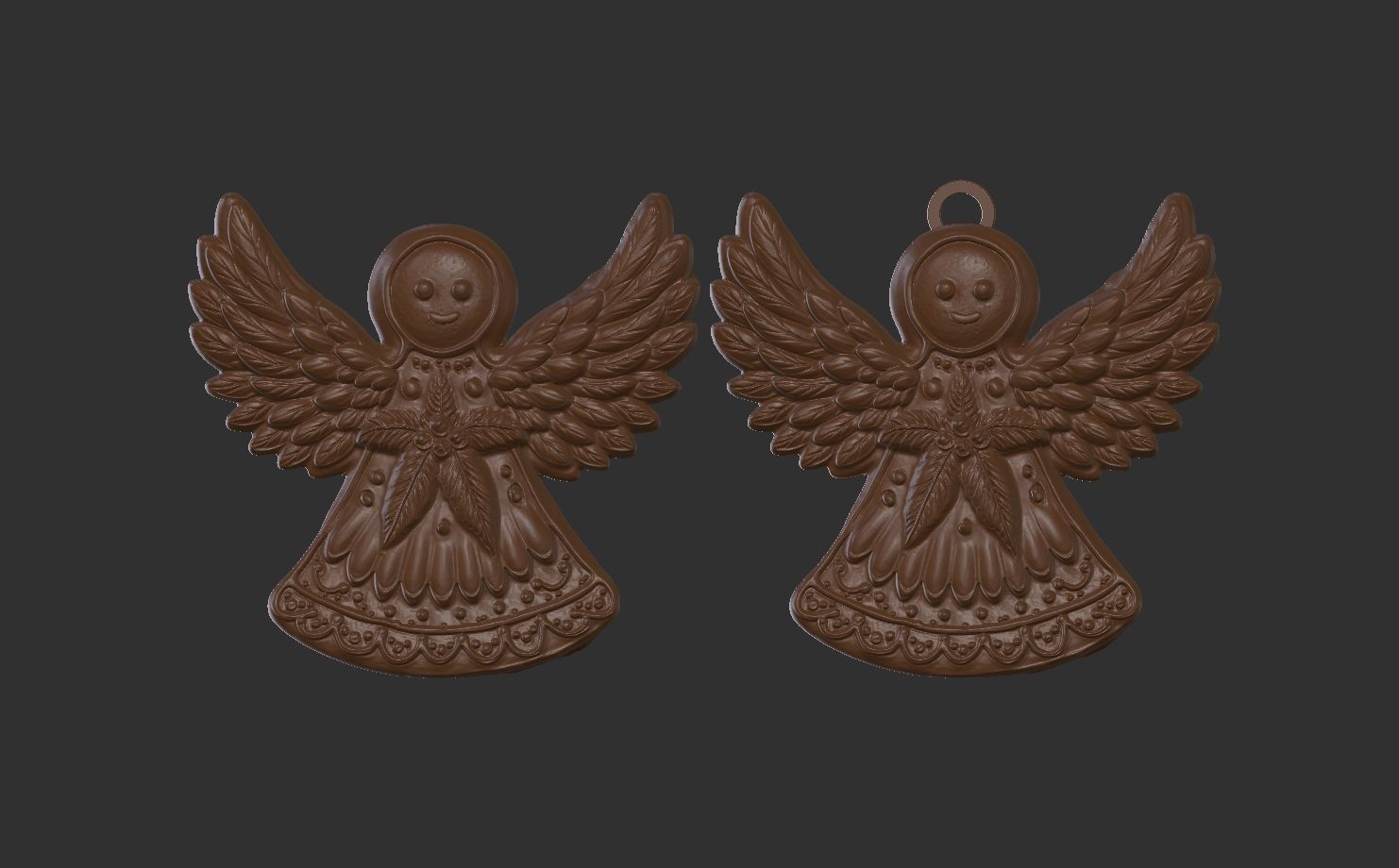 Angle cookie treedecor 2 3D print model_10