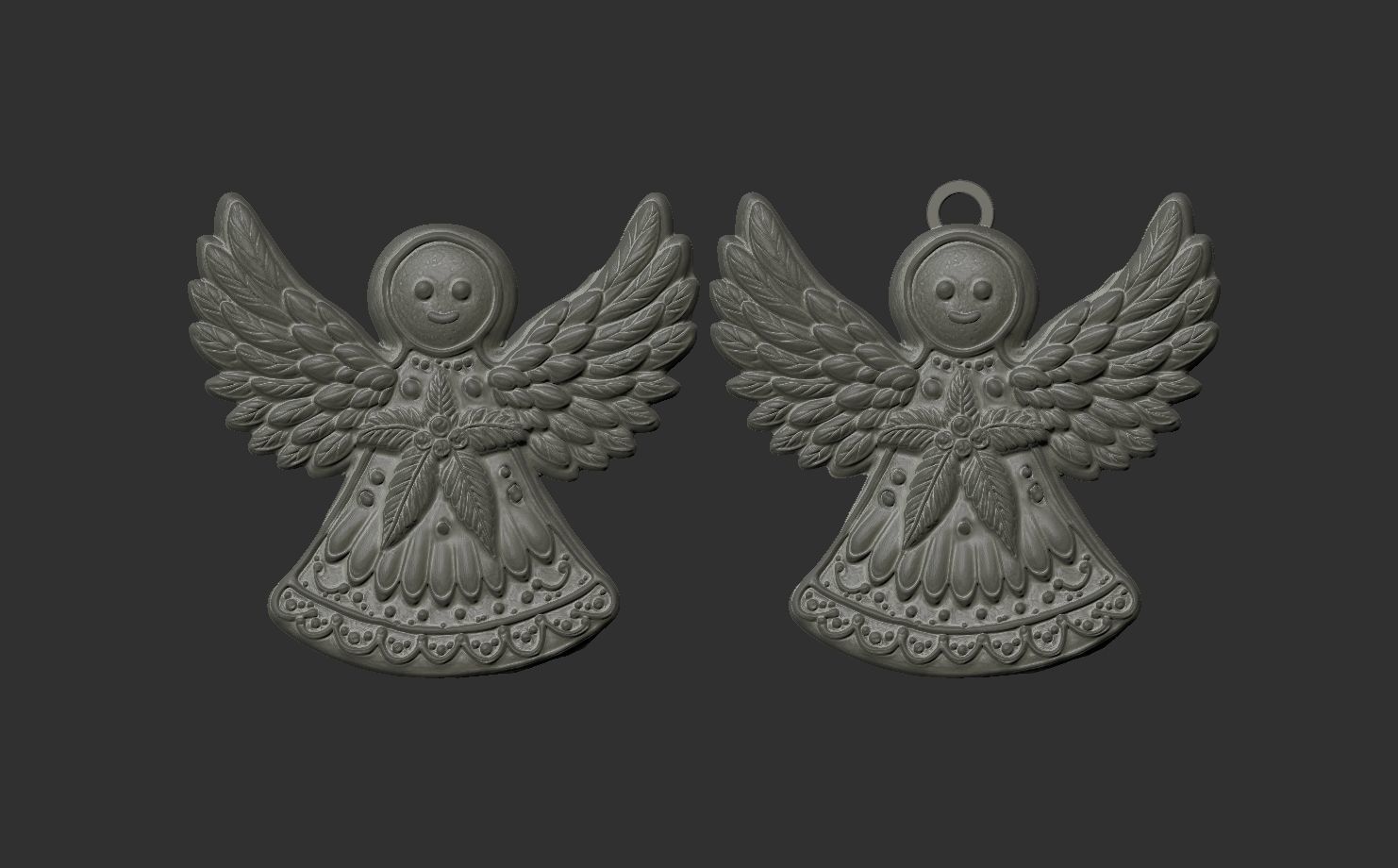 Angle cookie treedecor 2 3D print model_12