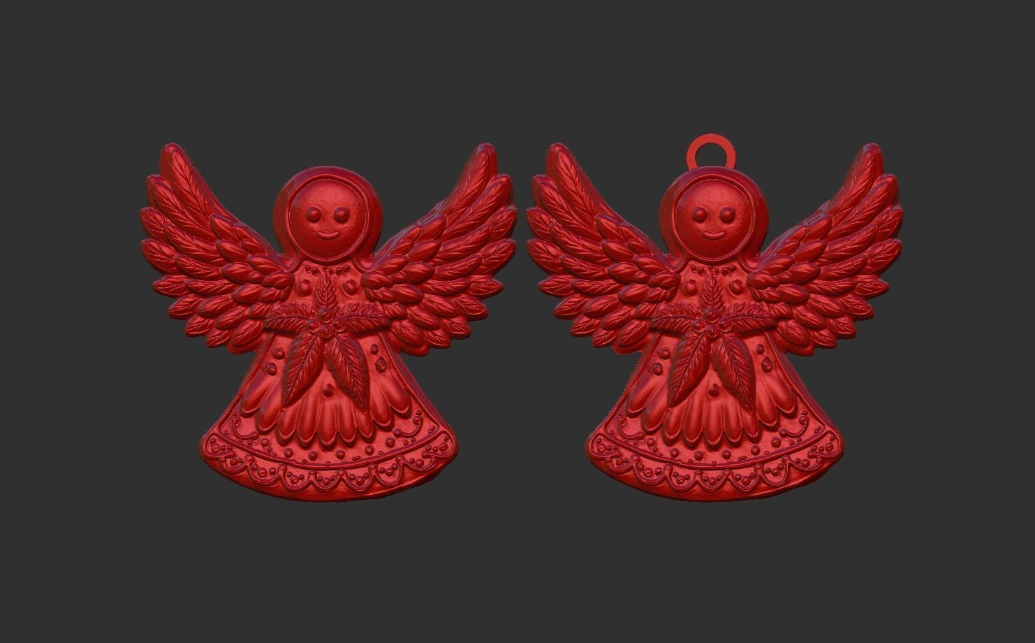 Angle cookie treedecor 2 3D print model_4