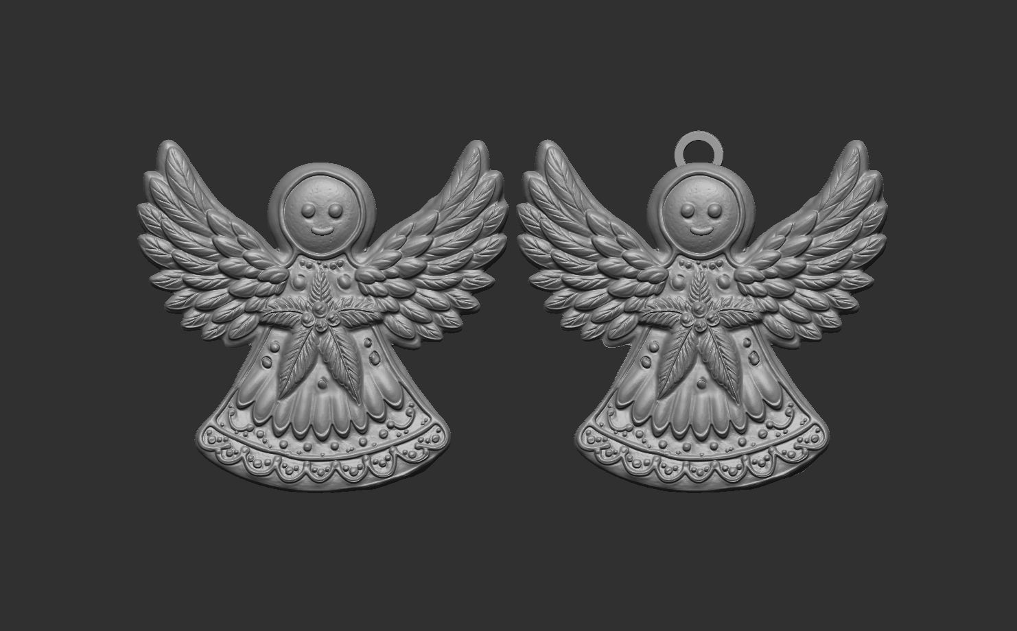 Angle cookie treedecor 2 3D print model_7