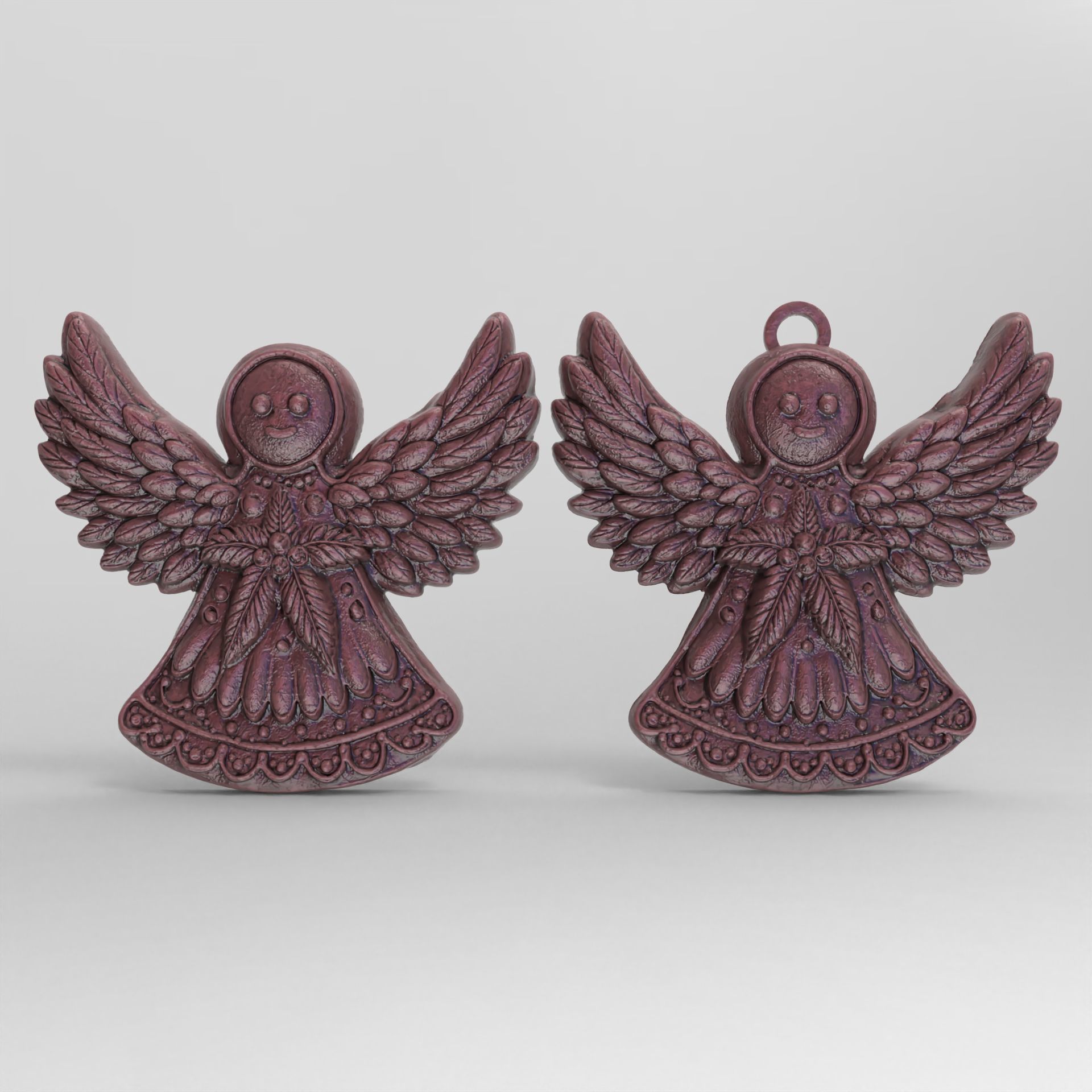 Angle cookie treedecor 2 3D print model_2