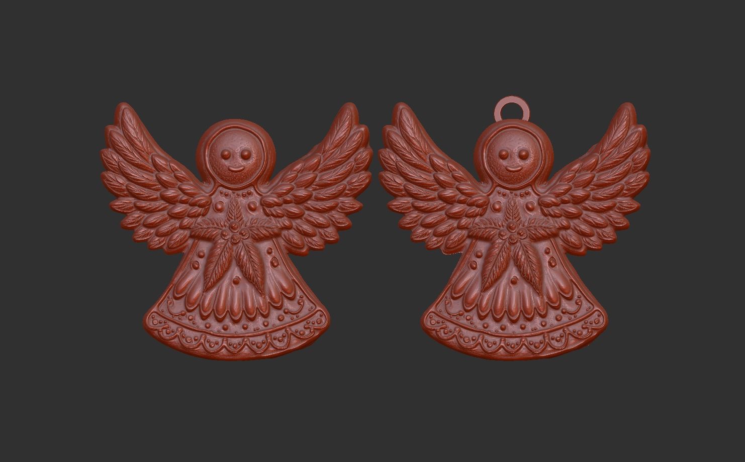 Angle cookie treedecor 2 3D print model_8