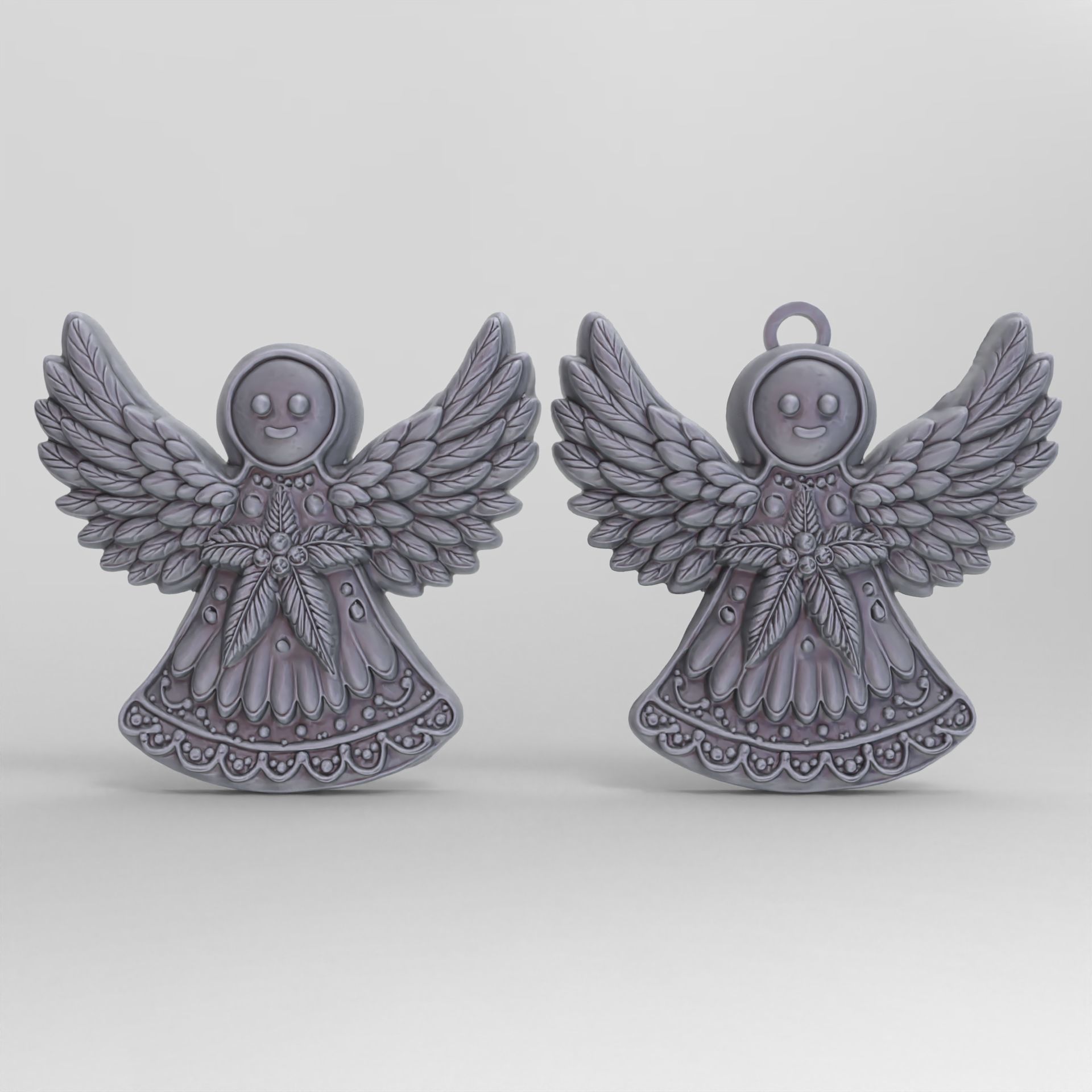 Angle cookie treedecor 2 3D print model_1