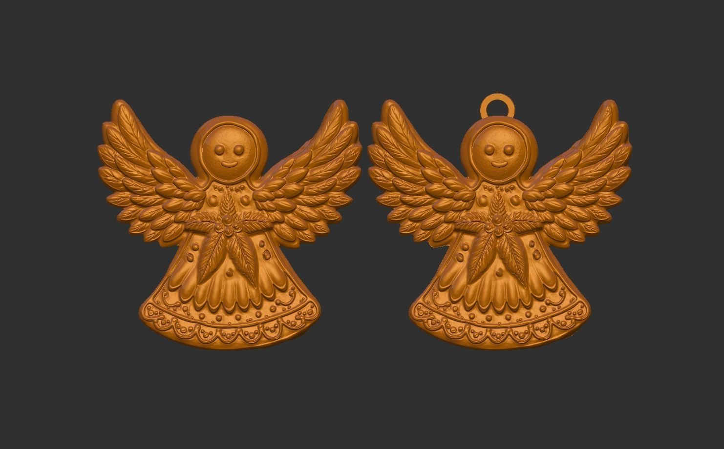 Angle cookie treedecor 2 3D print model_11