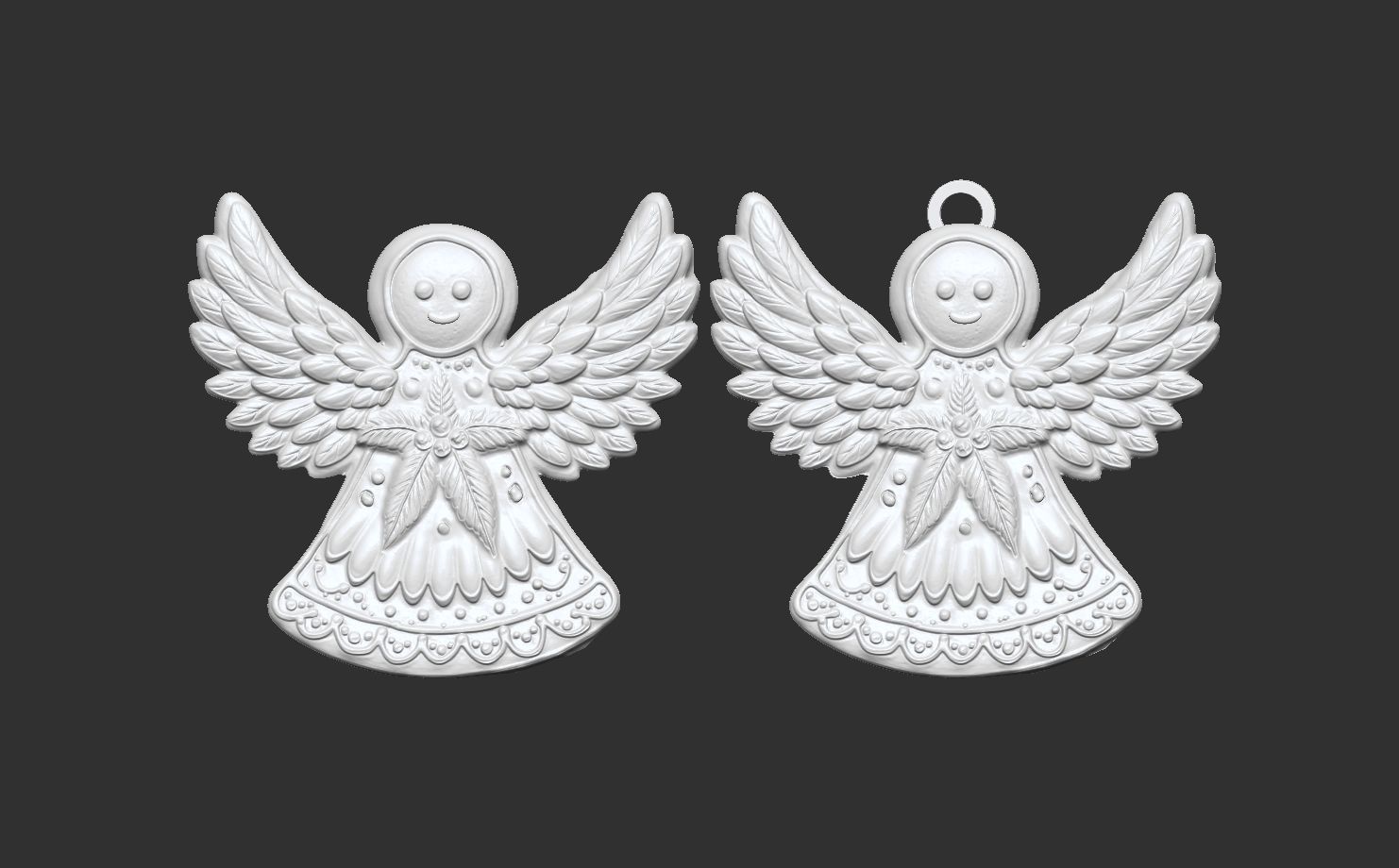 Angle cookie treedecor 2 3D print model_9