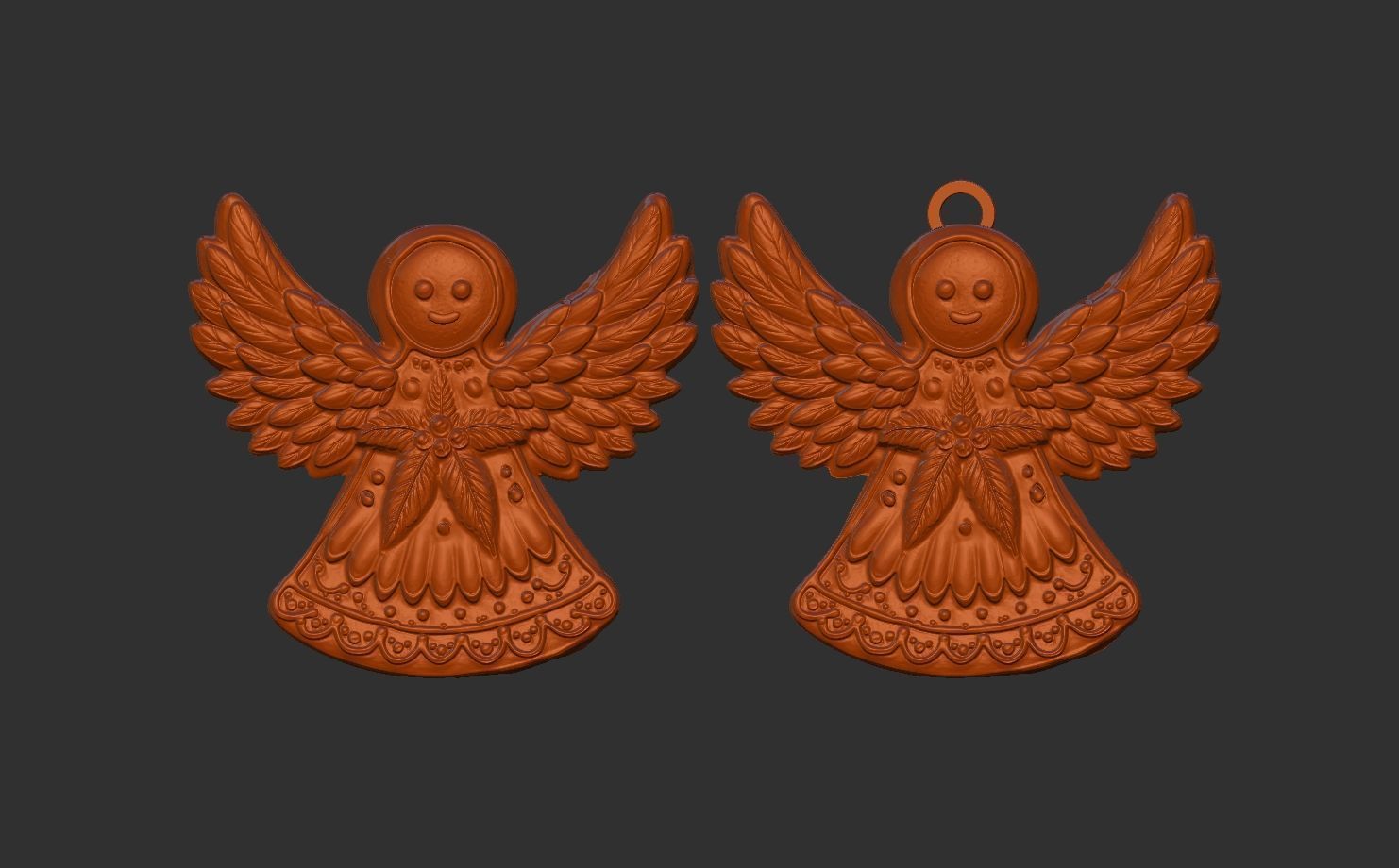 Angle cookie treedecor 2 3D print model_13