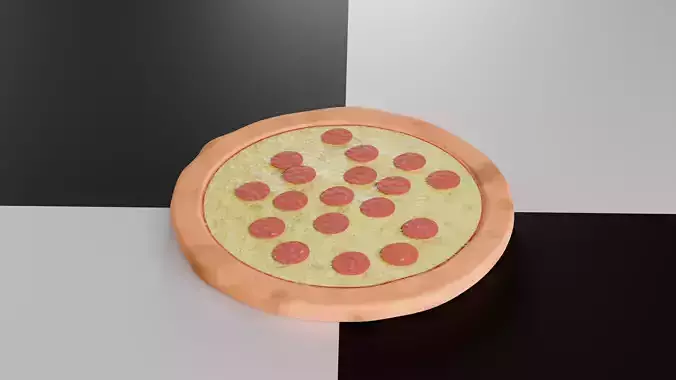 Pepperoni Pizza Model