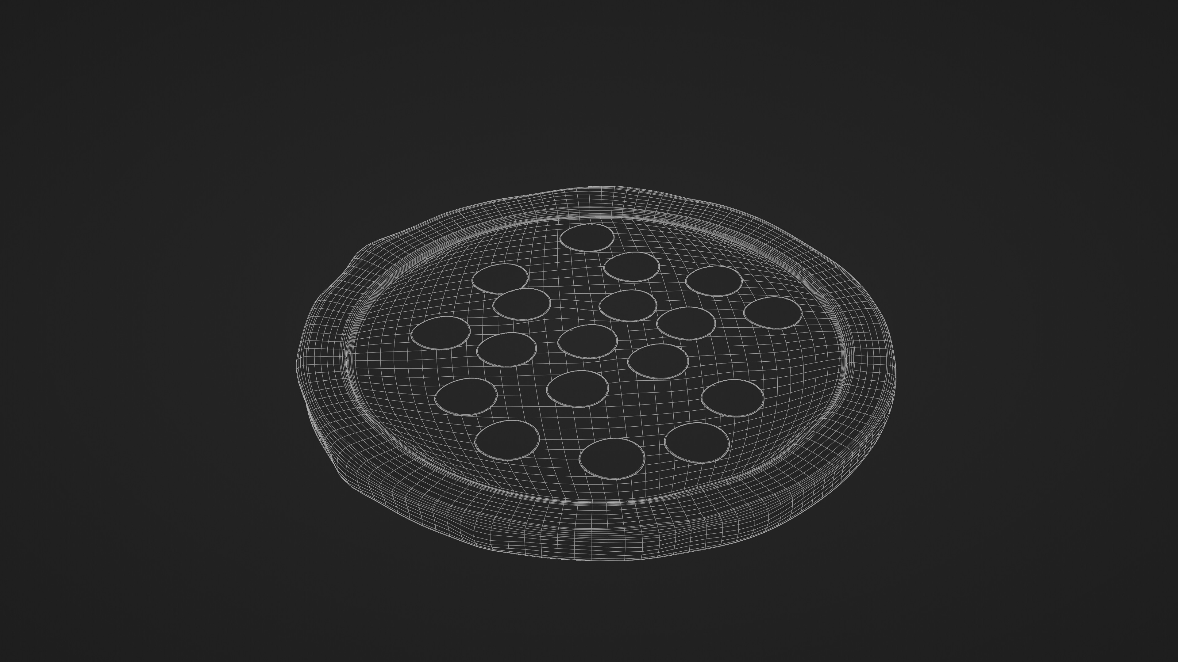 Pepperoni Pizza Model 3D model_1