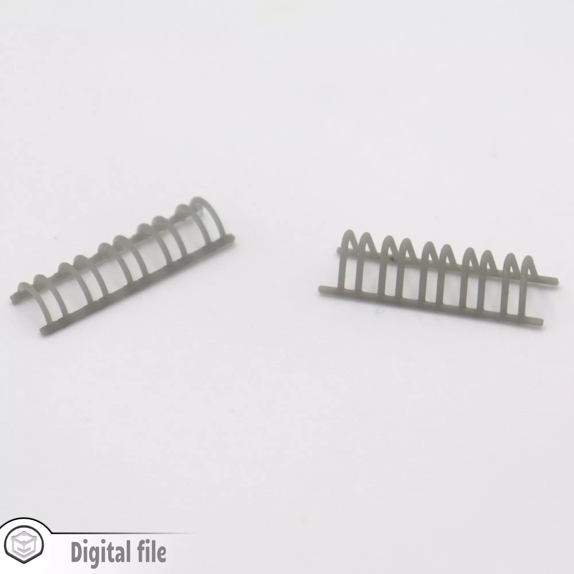 HO Set of 2 Bicycle rack 1 train model 3D print model