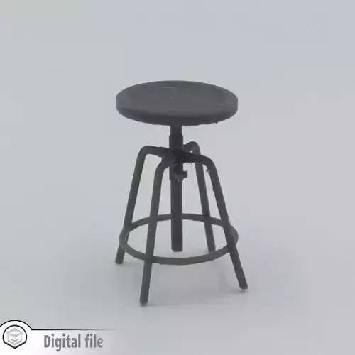 Dollhouse miniature Bar stool style 1 