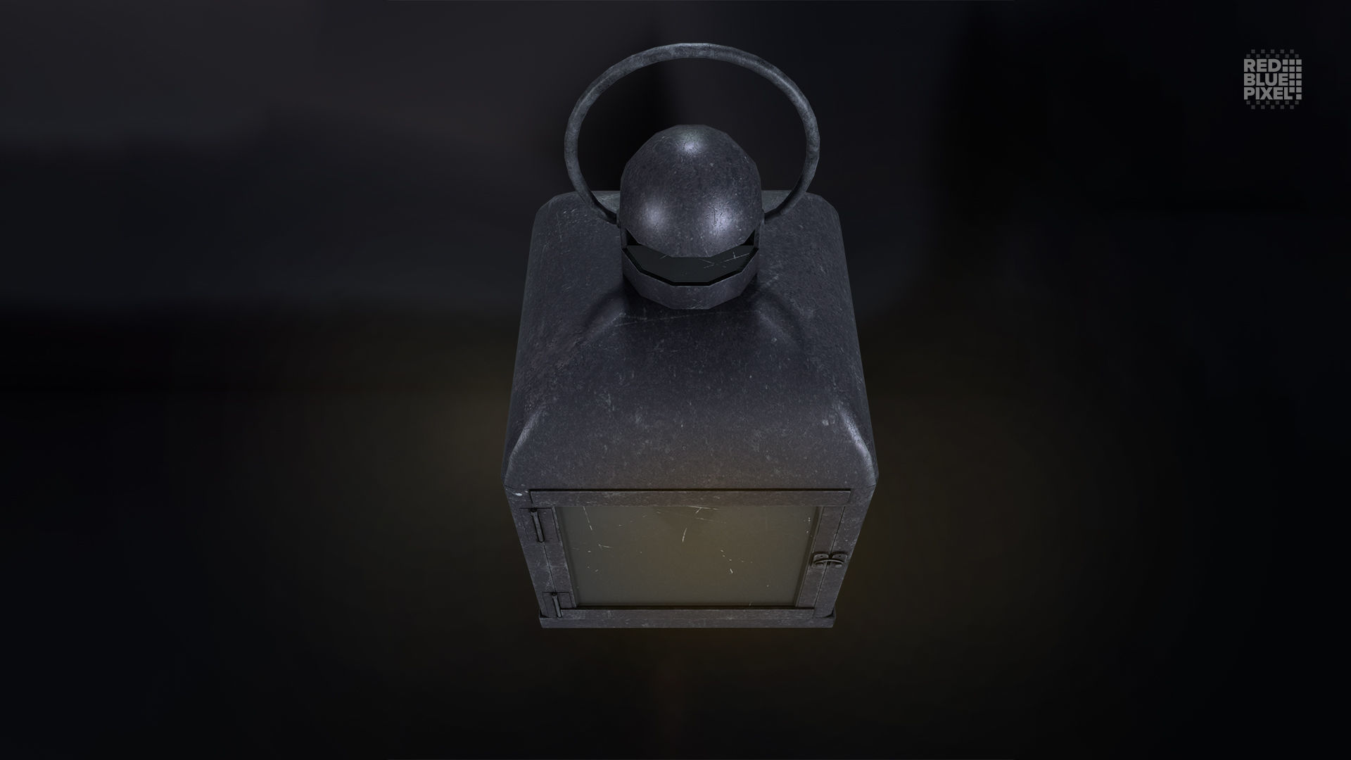 Medieval Lantern 01 Low-poly 3D model_3