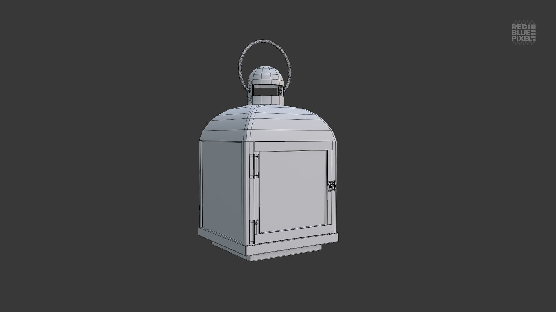 Medieval Lantern 01 Low-poly 3D model_8