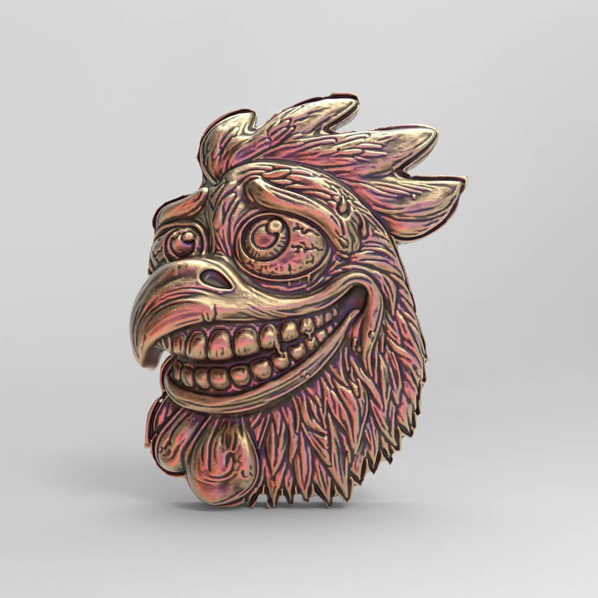 scary chick cnc 3D print model